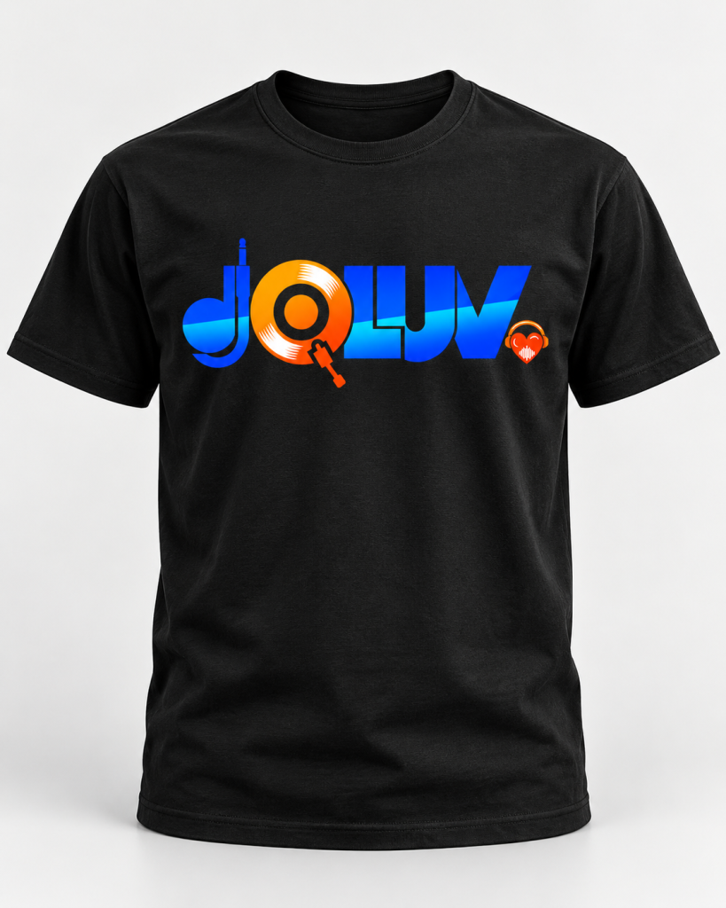 DJ Q Luv T-shirt in Black