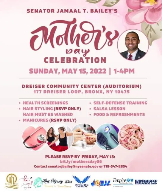 Mother's Day Celebration flyer
