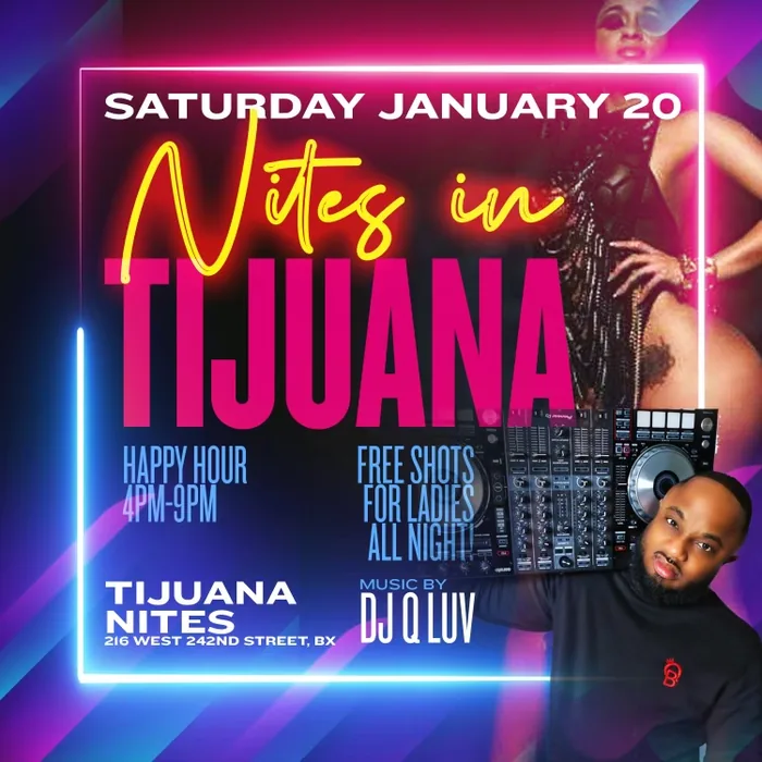 Nites in Tijuana event flyer